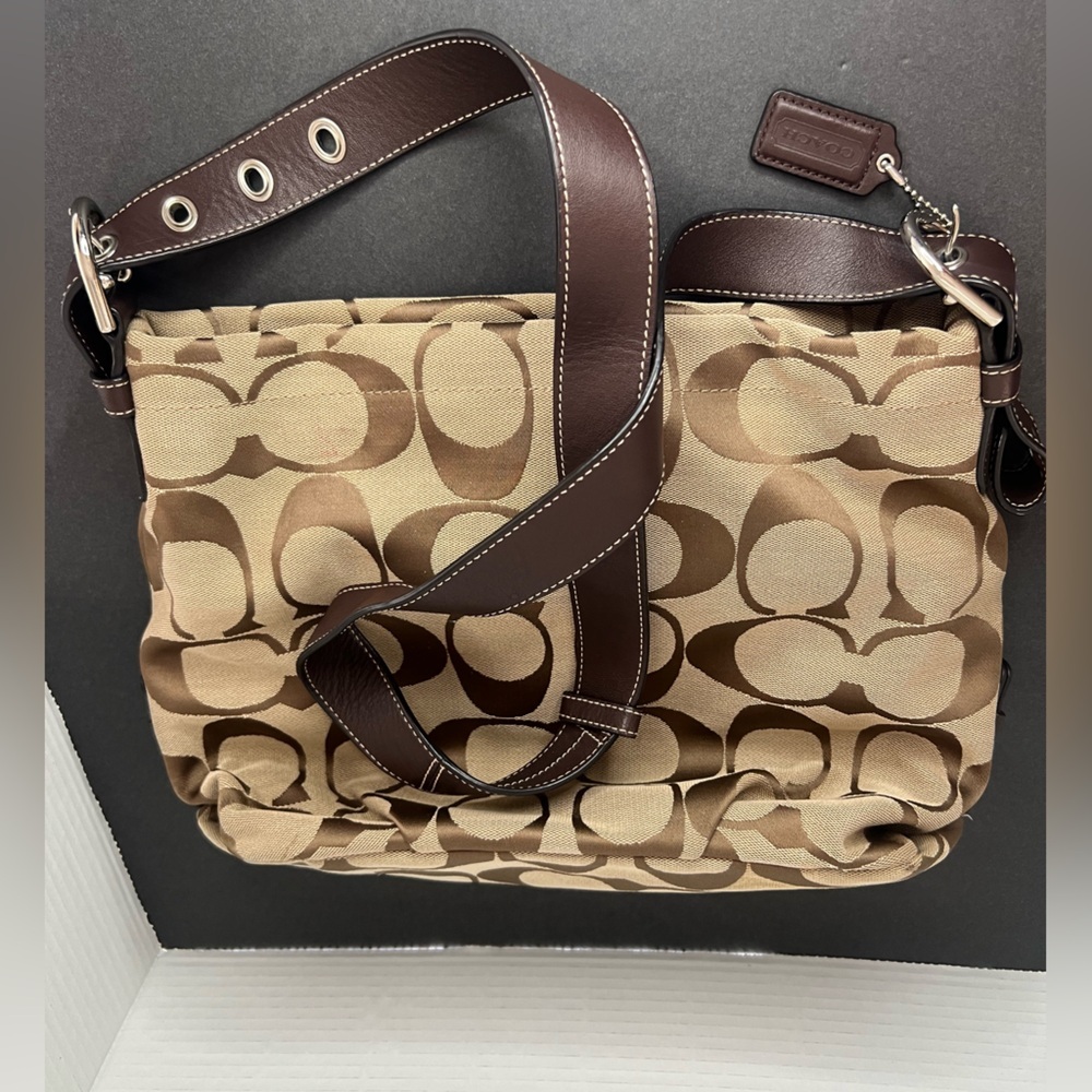 coach signature handbags Brown Preloved - Picture 7 of 9